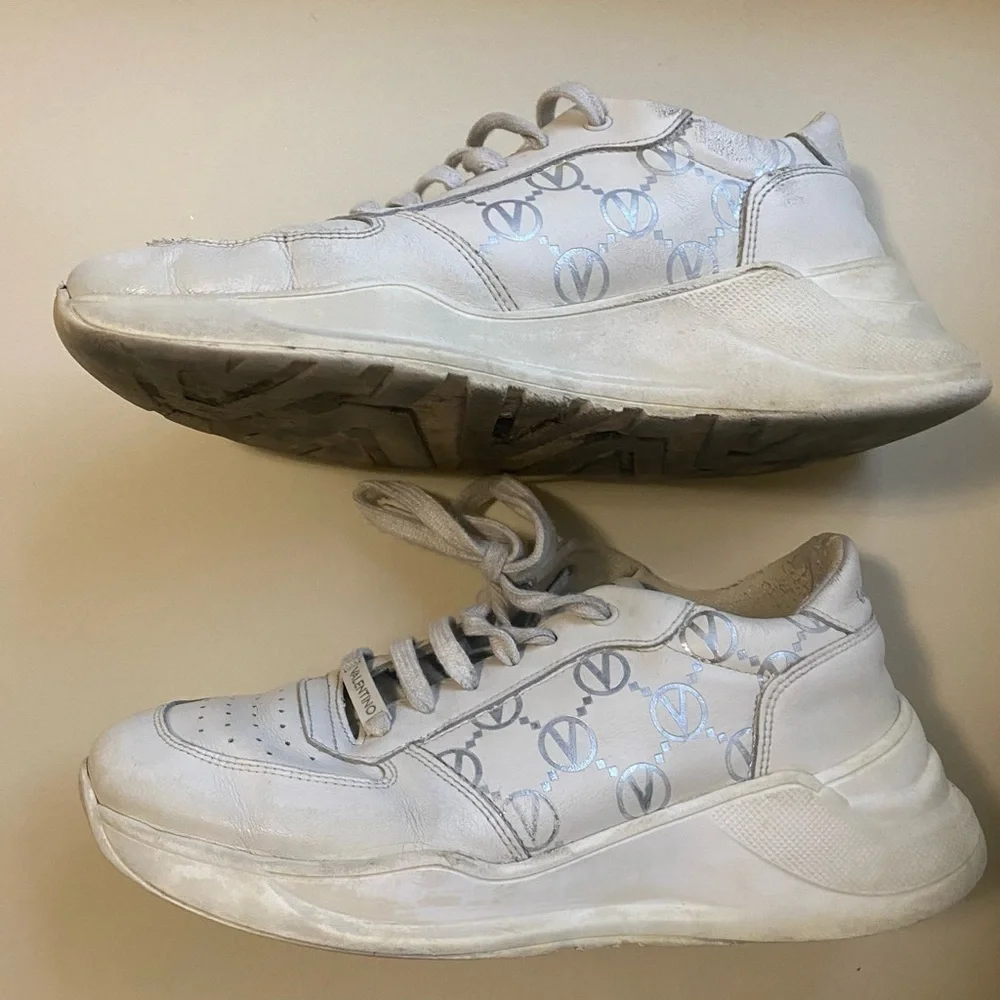 Valentino  Berenice Metallic Logo Women’s Sneakers